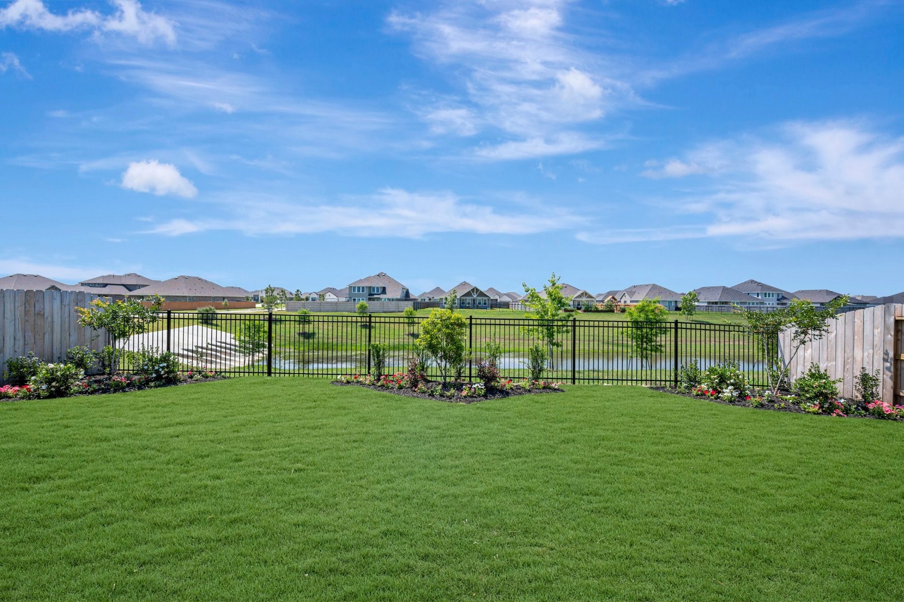 526 Samuel Rdg Drive Dayton, TX 77535 - Photo 27 of 45 Amazing backyard with lush landscaping