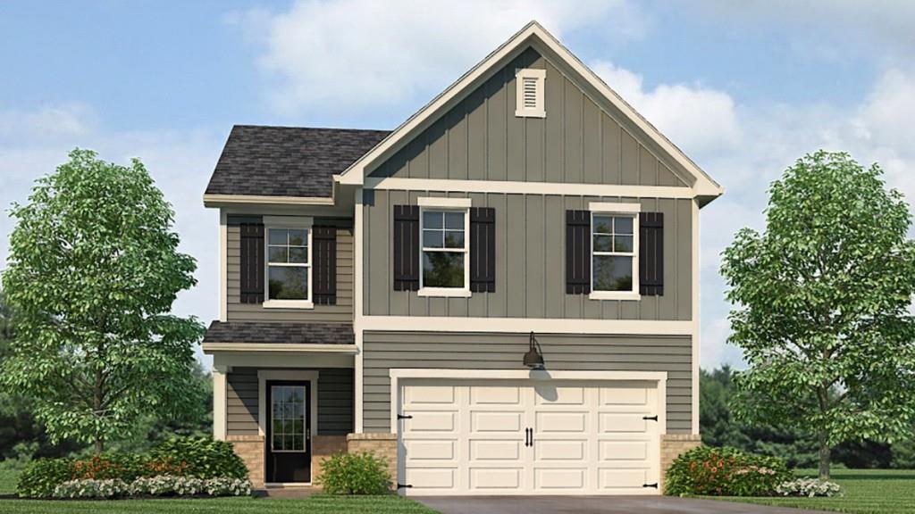 7461 Hawk Tail Way Fairburn, GA 30213 - Photo 1 of 1 Color Rendering. Not actual home. Sample same plan.