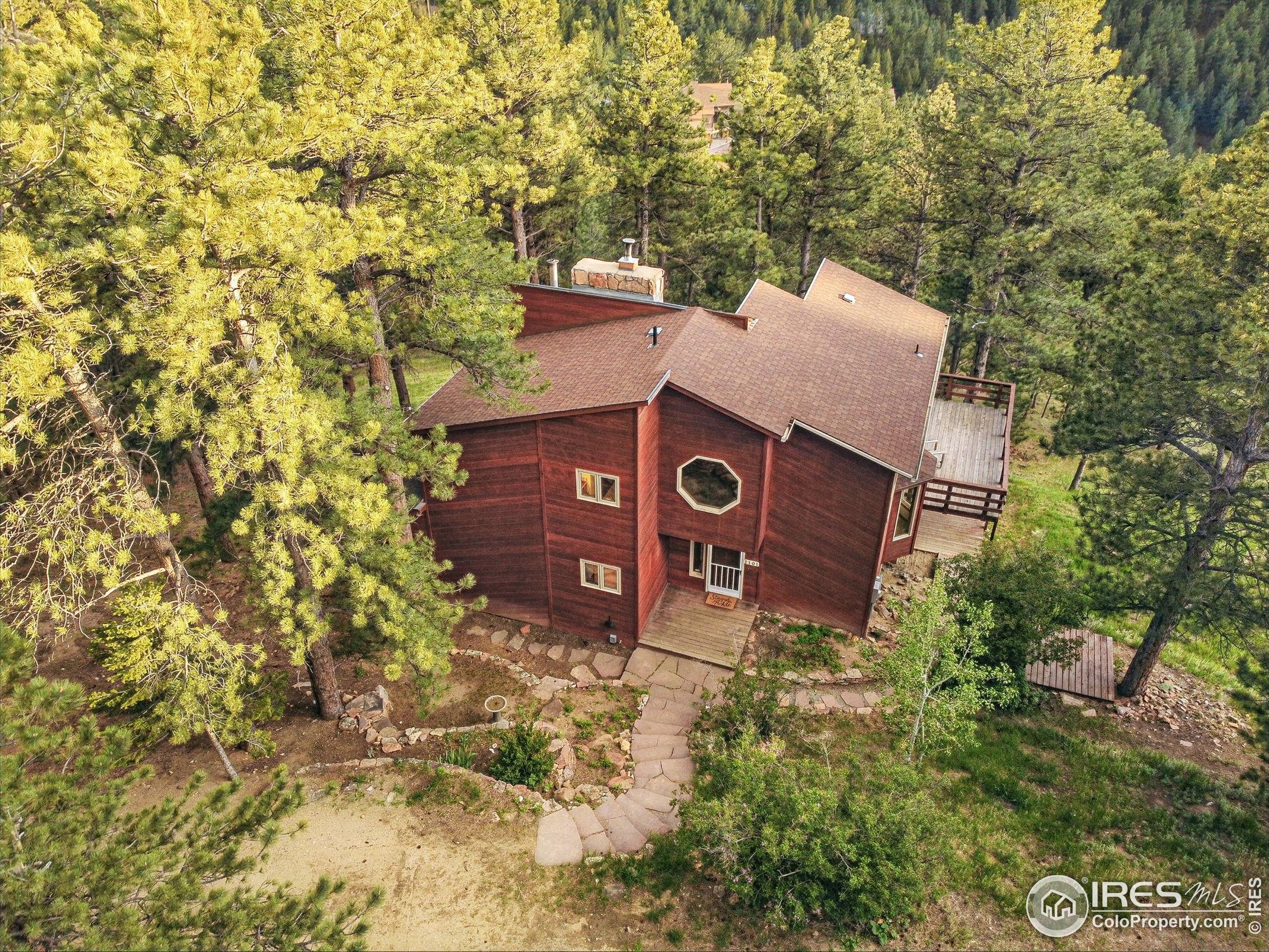 1101 Peakview Circle Boulder, CO 80302 - Photo 34 of 37 a view of a house with a yard