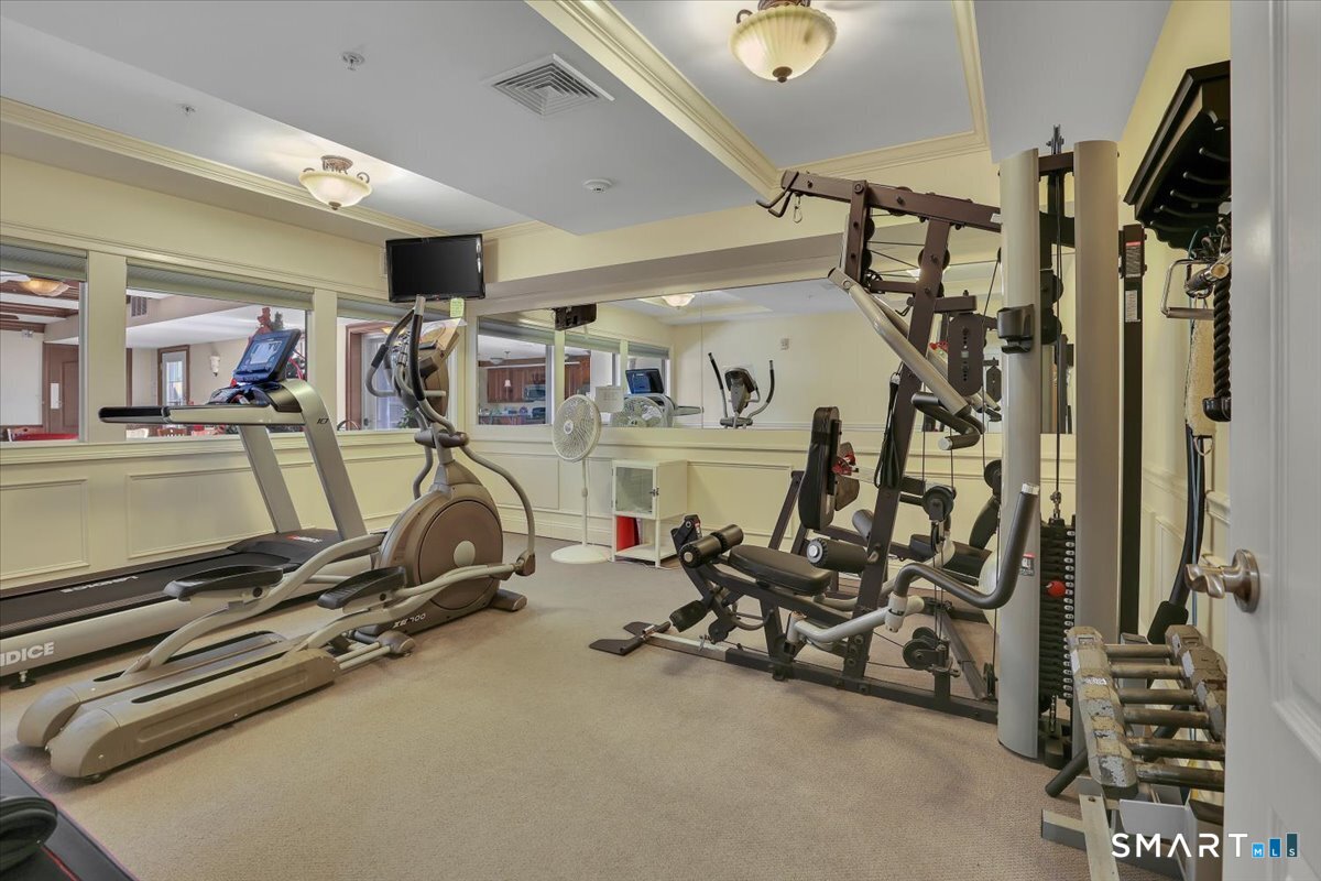 461 Bank Street, Unit 606 New London, CT 06320 - Photo 31 of 37 Well equipped fitness area with weights and machines. No need for a gym membership when this is steps away from your door.