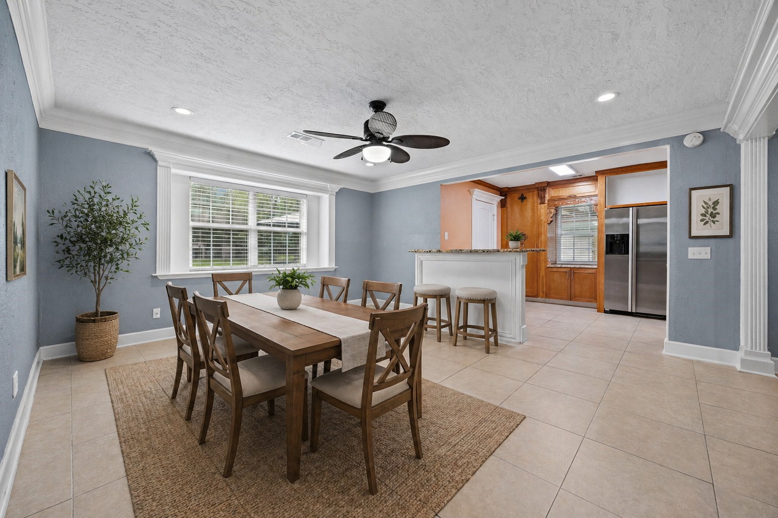 6742 Dusty Lane Conroe, TX 77306 - Photo 8 of 38 Dining room staged with AI