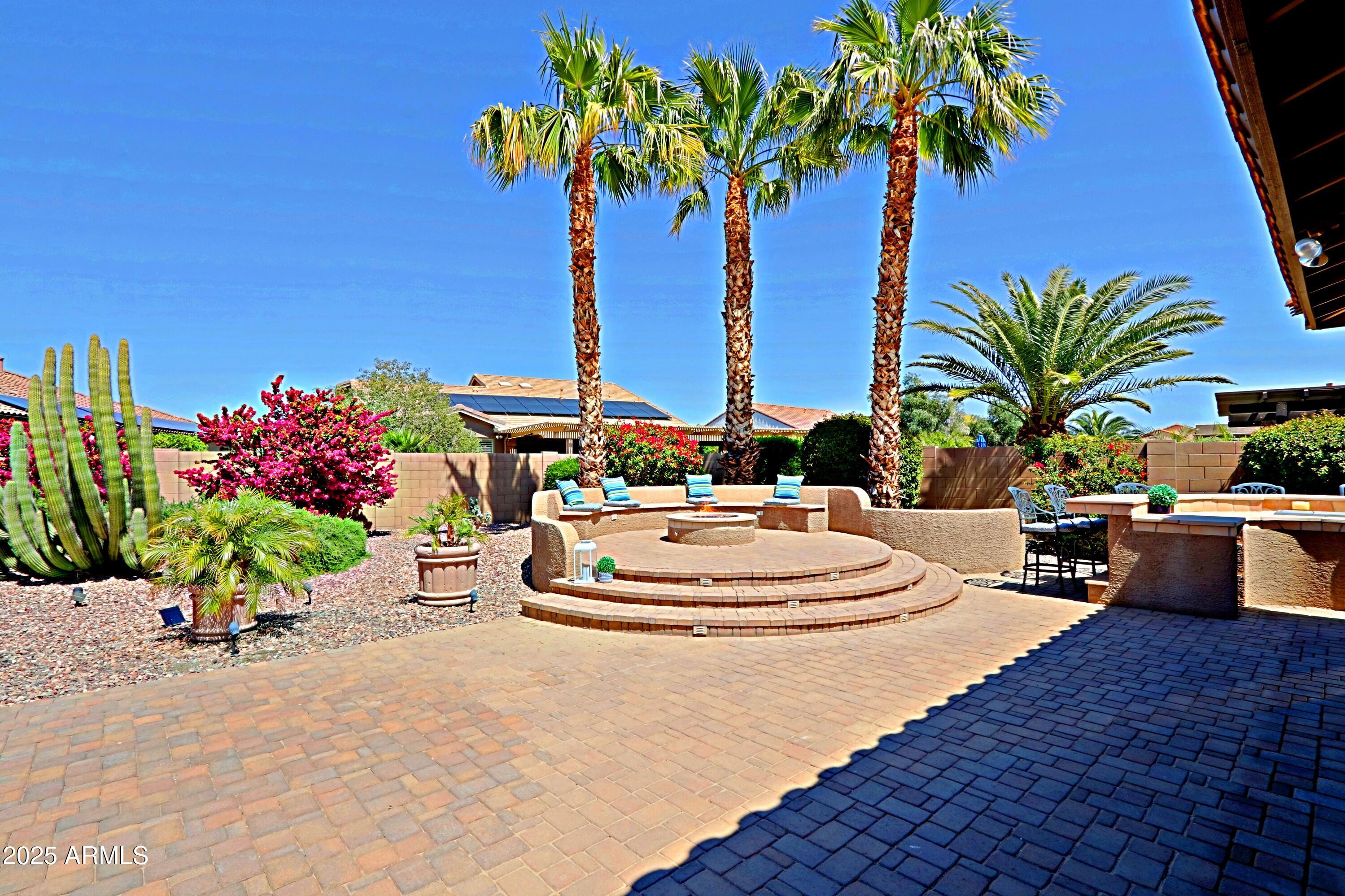 16370 West Granada Road Goodyear, AZ 85395 - Photo 42 of 61 Raised Seating & Firepit