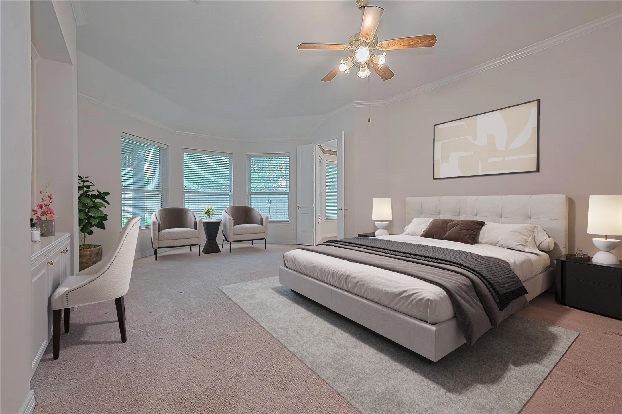 4902 Stackstone Lane Katy, TX 77450 - Photo 34 of 48 Virtuallly stage Primary Bedroom