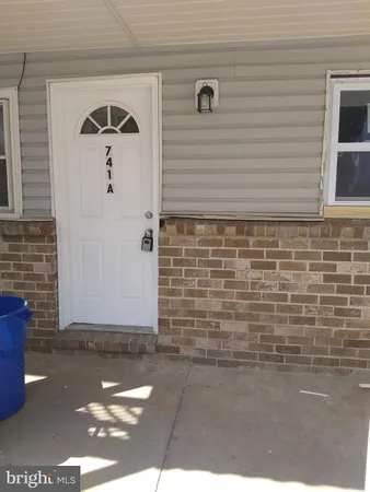 a view of a door of the house