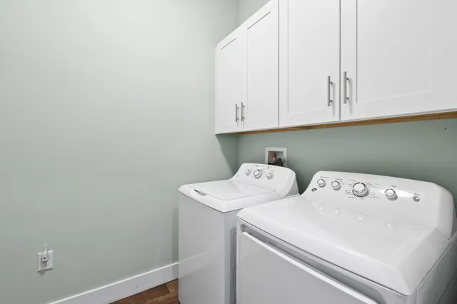 a view of a backyard with a patio