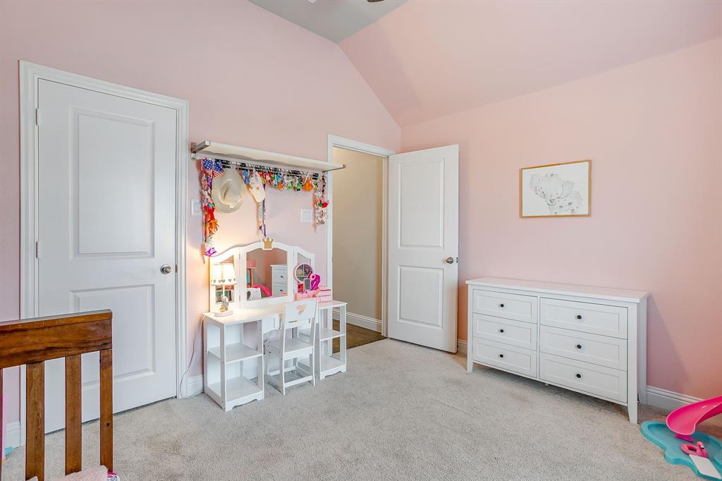 15141 Fleet Hill Road Aledo, TX 76008 - Photo 19 of 37 Tall Ceilings, with light pink paint.