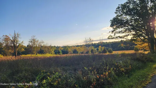 a view of a yard and a lake view