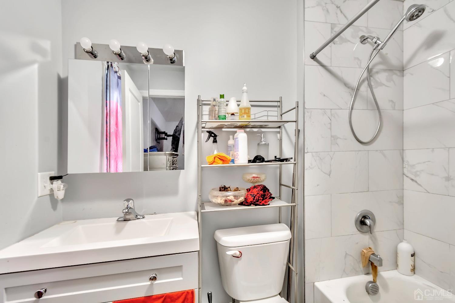 B Wright Place New Brunswick, NJ 08901 - Photo 17 of 34 a bathroom with a sink vanity mirror and toilet