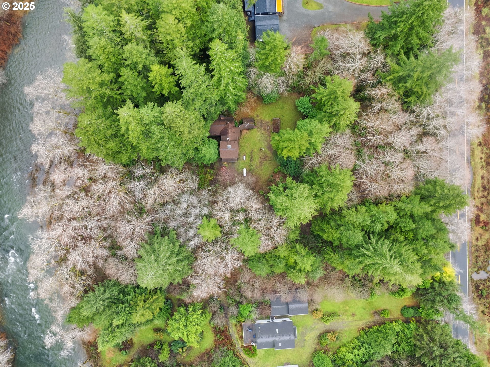 78506 Highway 53 Nehalem, OR 97131 - Photo 15 of 48 an aerial view of a houses with yard