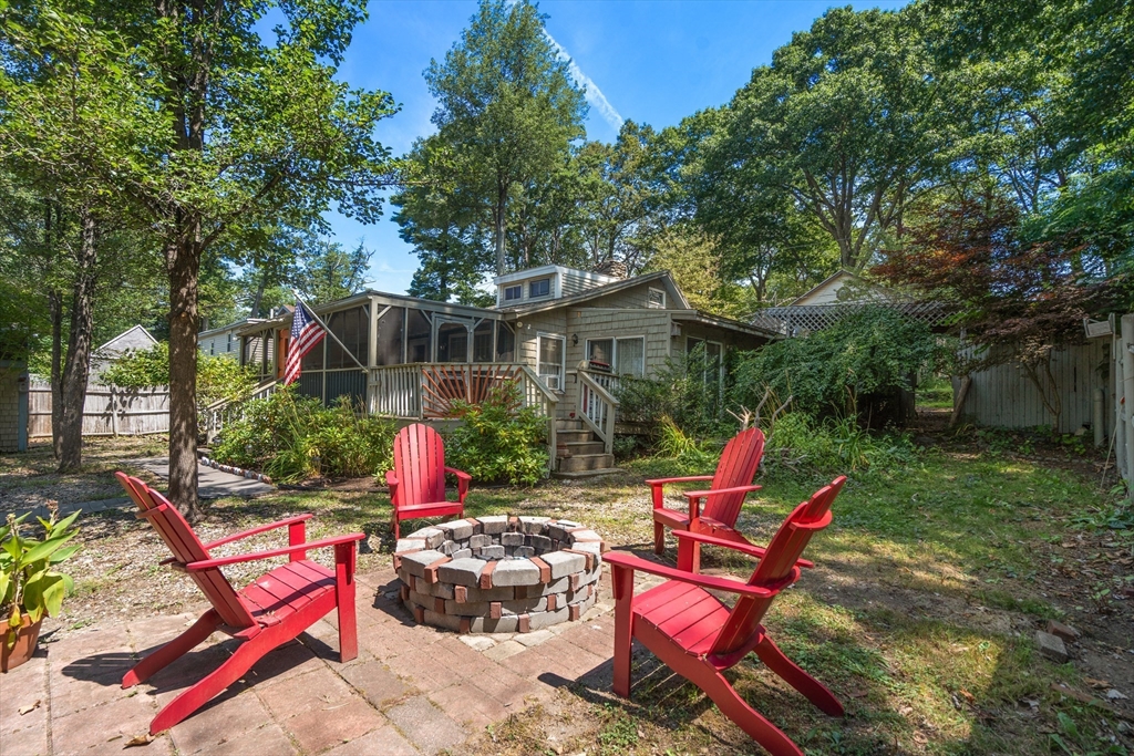 7 Victoria Avenue Rutland, MA 01543 - Photo 13 of 21 a backyard of a house with outdoor seating