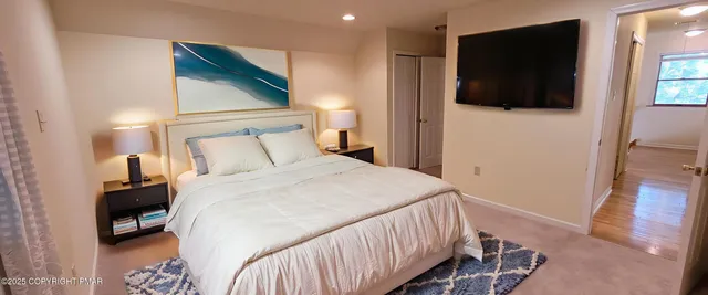 a view of a room with an entryway