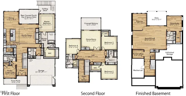 $1,615,050 | 2542 Vining Br Way, Apex, NC 27523