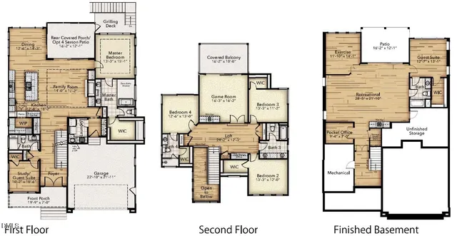 $1,615,050 | 2542 Vining Br Way, Apex, NC 27523