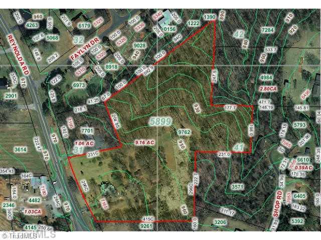 7165 Reynolda Road Pfafftown, NC 27040 - Photo 12 of 12 Aerial View.