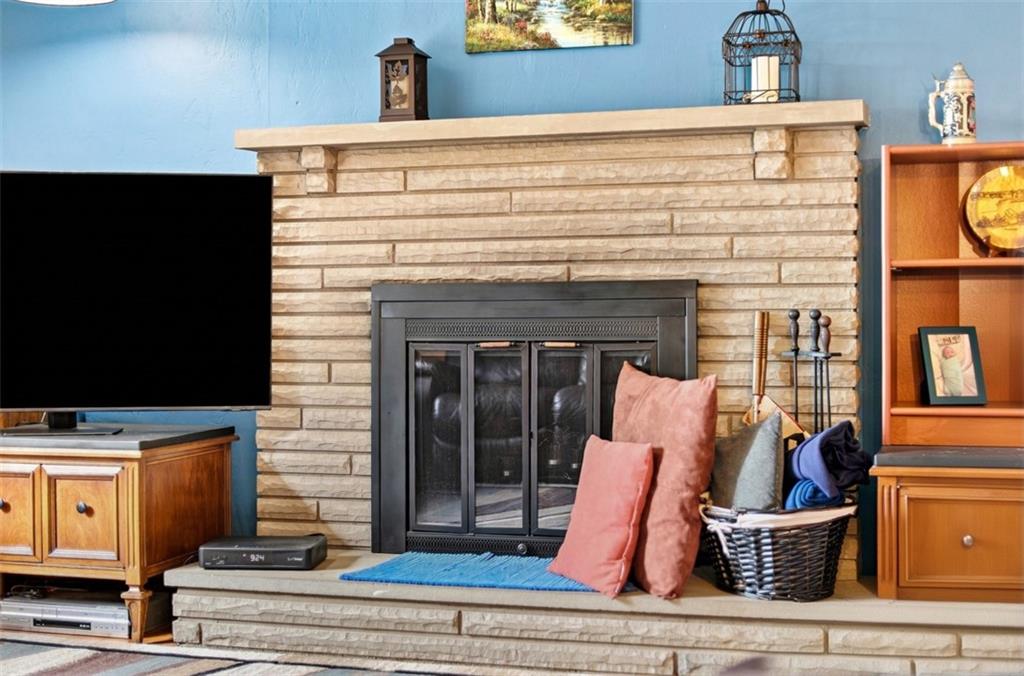 714 Wible Run Road Pittsburgh, PA 15209 - Photo 9 of 46 Stone Fireplace