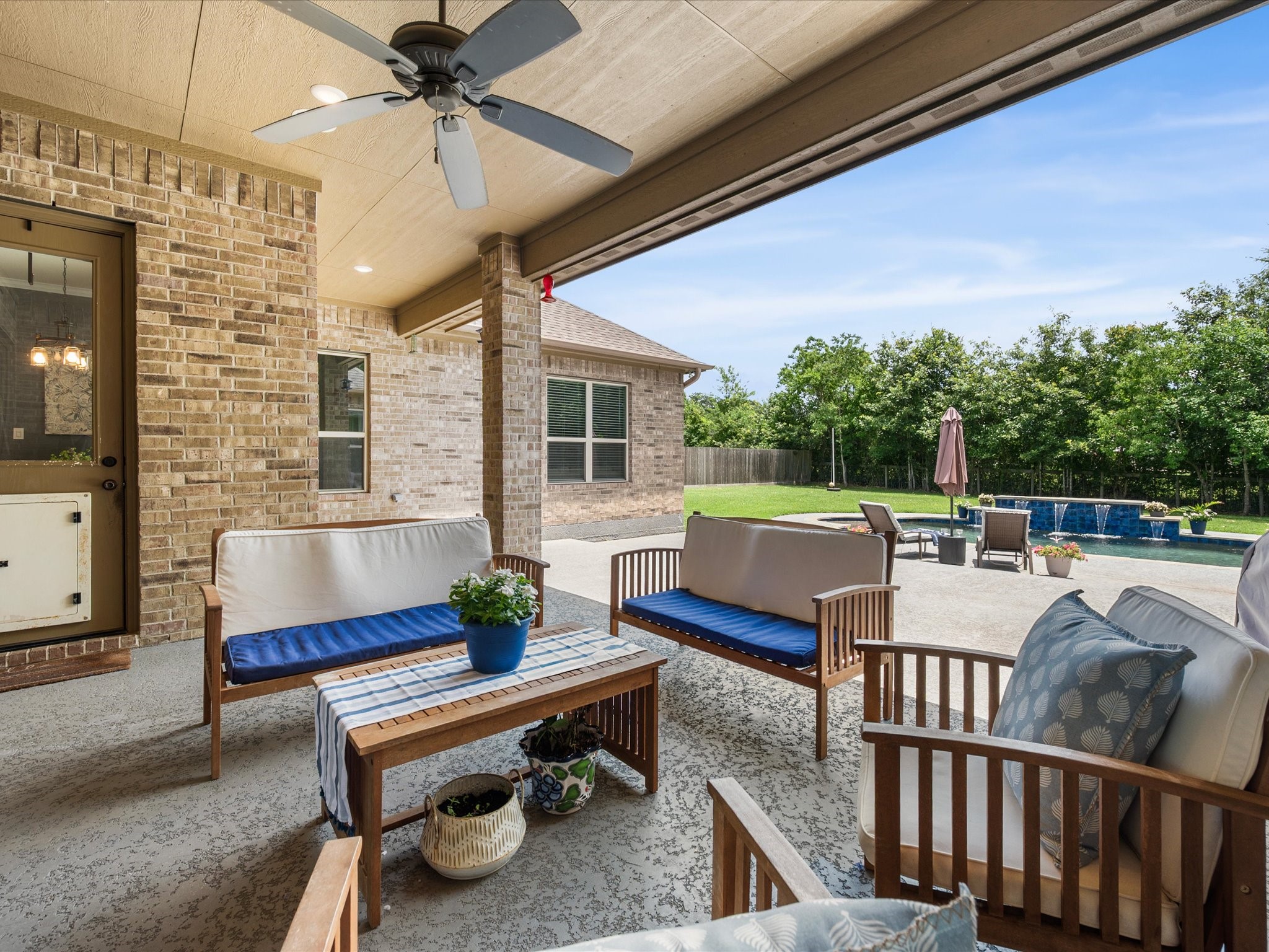 12618 Ranger Court Magnolia, TX 77354 - Photo 33 of 45 This sweeping outdoor retreat features multi-tiered living zones perfect for al fresco entertaining and tranquil relaxation.
