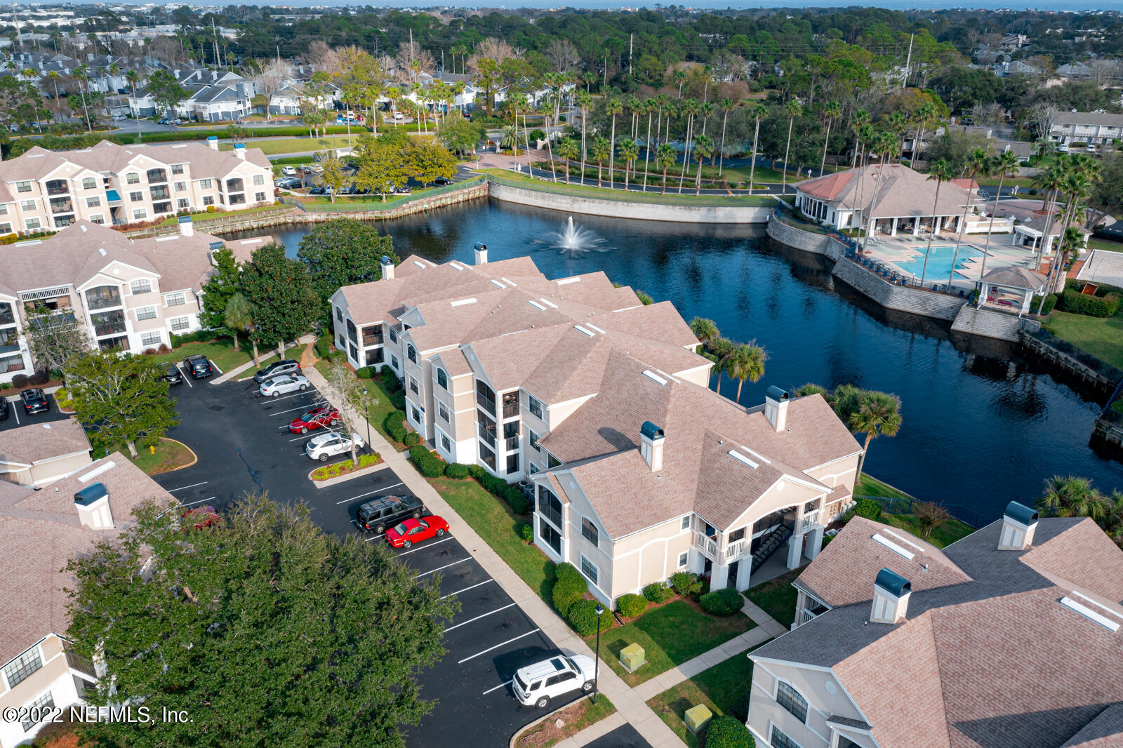 420 Timberwalk Court, Unit 1216 Ponte Vedra Beach, FL 32082 - Photo 1 of 63 an aerial view of a house with a lake view