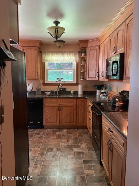 709 Savoy Road Cheshire, MA 01225 - Photo 6 of 33 a kitchen with stainless steel appliances granite countertop a sink stove and refrigerator