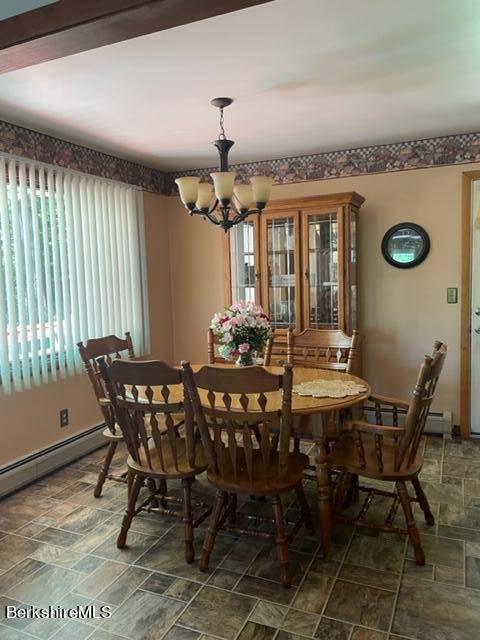 709 Savoy Road Cheshire, MA 01225 - Photo 7 of 33 a view of a dining room with furniture and window