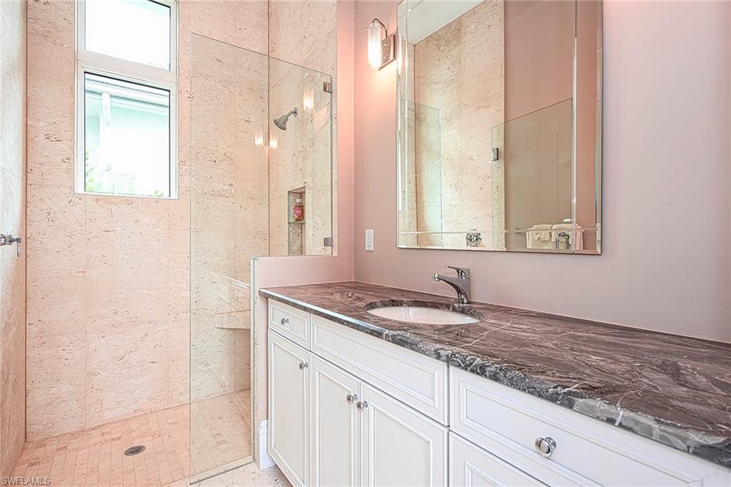655 Riviera Drive Naples, FL 34103 - Photo 16 of 34 Full bath off cabana - doubles as pool bath!
