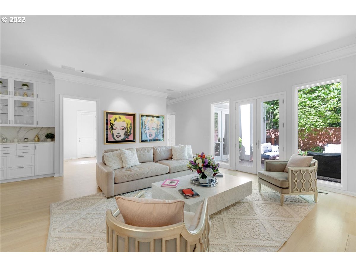 554 Southwest 48th Drive Portland, OR 97221 - Photo 18 of 48 a living room with furniture and a large window