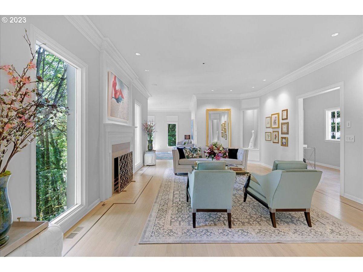 554 Southwest 48th Drive Portland, OR 97221 - Photo 7 of 48 a living room with furniture a fireplace and a table