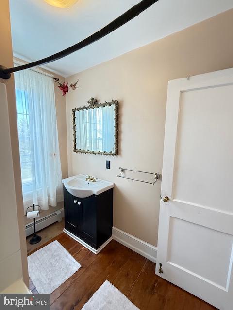 30 South Village Avenue Exton, PA 19341 - Photo 20 of 31 a bathroom with a sink a mirror and a shower