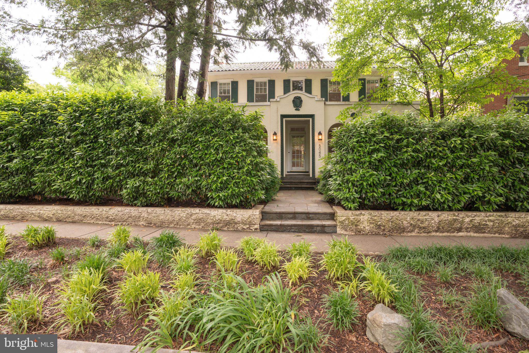 5045 Reno Road Northwest Washington, DC 20008 - Photo 1 of 65 Classic Mediterranean Colonial