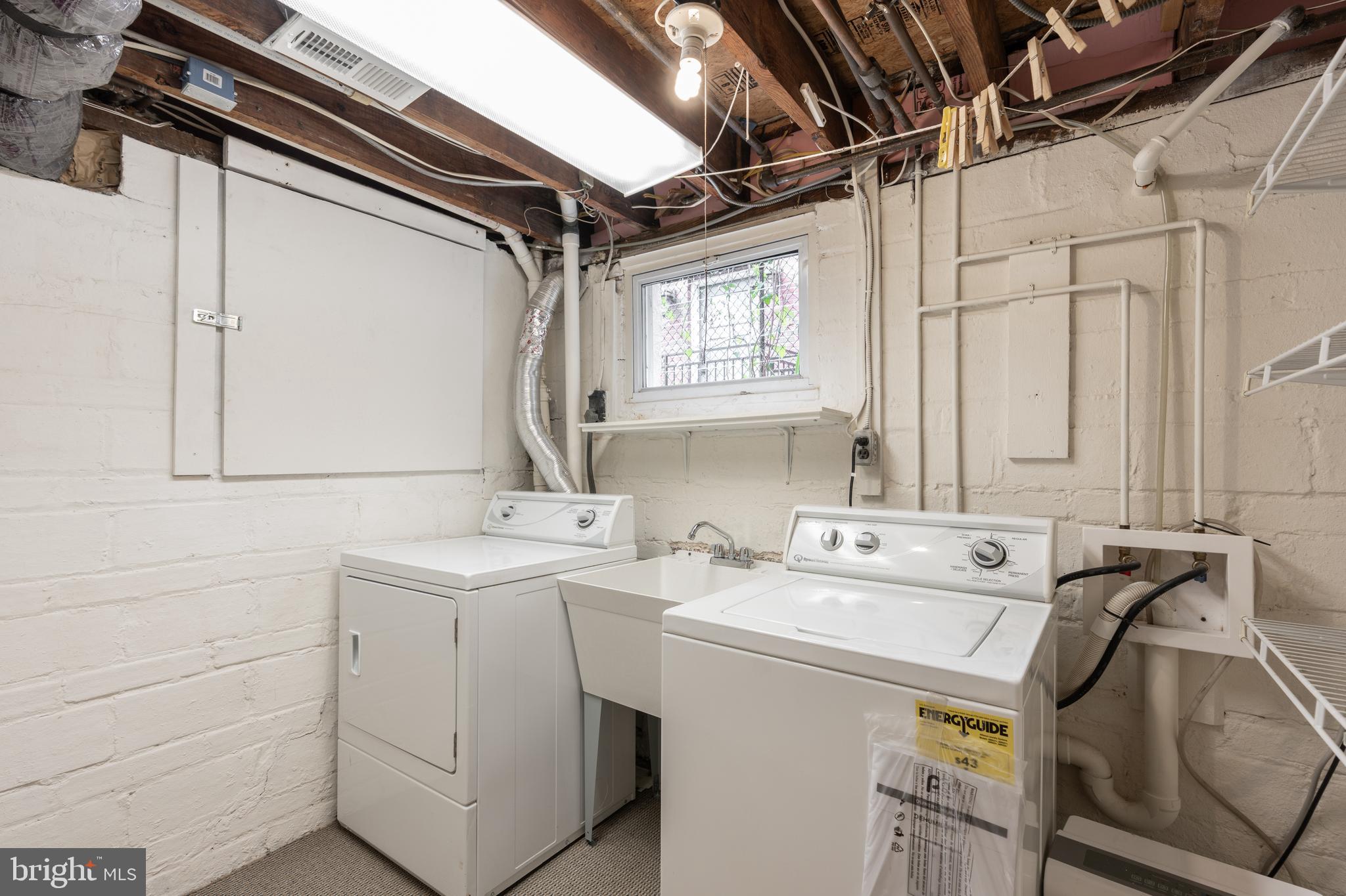 5045 Reno Road Northwest Washington, DC 20008 - Photo 59 of 65 basement laundry room