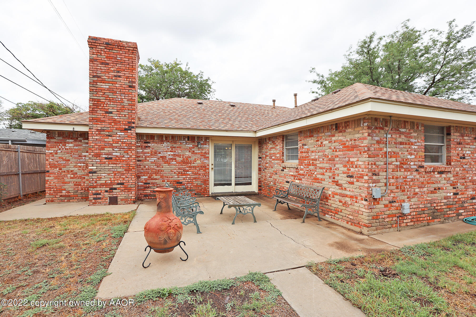 4404 Sherwood Lane Amarillo, TX 79110 - Photo 22 of 25 Back Patio