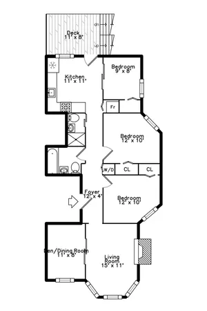 $2,900 | 1341 West Foster Avenue, Unit 3, Chicago, IL 60640
