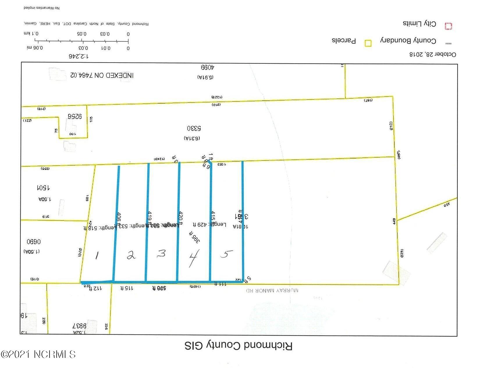 Tbd # 3 Tbd Lane Rockingham, NC 28379 - Photo 2 of 3 This is lot # 3 of the five lots. This will be the middle lot.