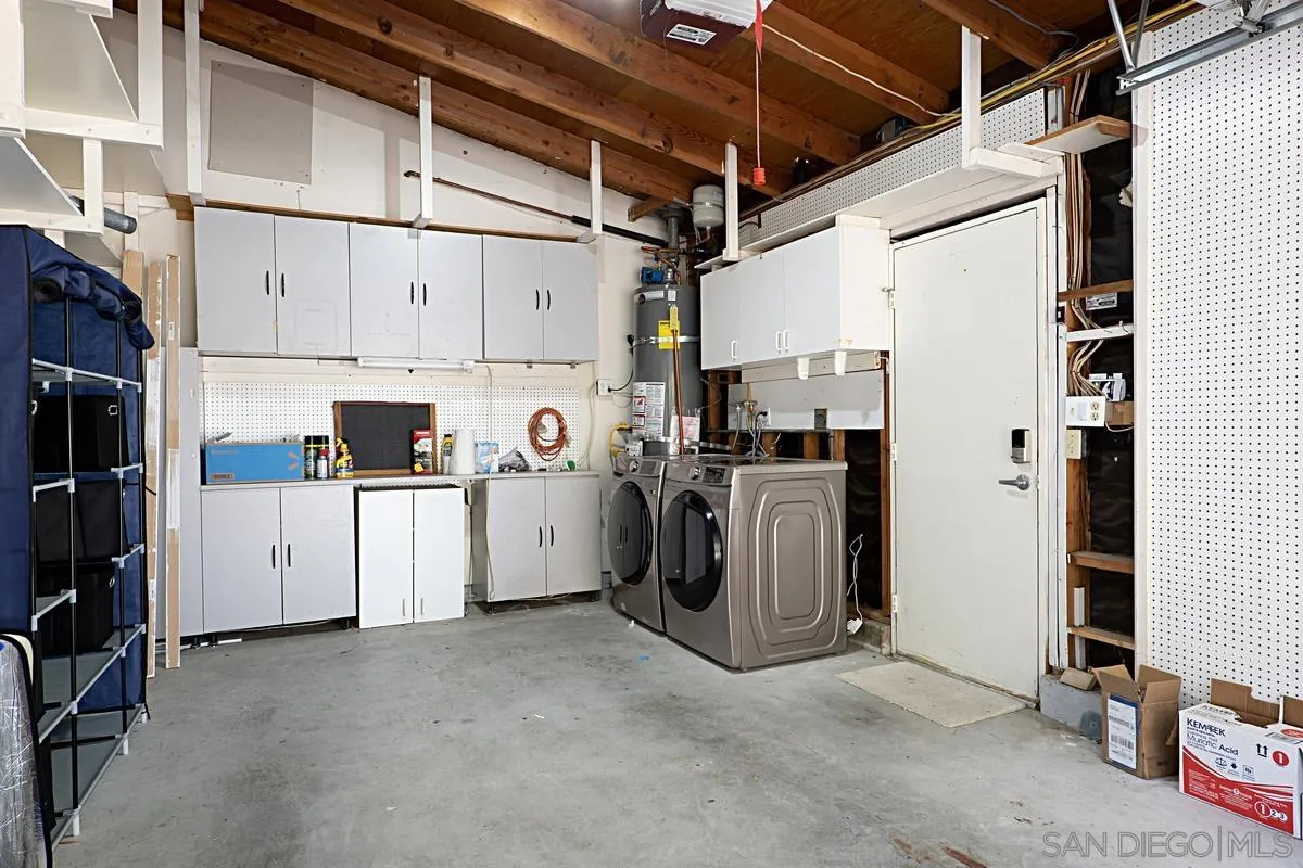4523 Kittiwake Way Oceanside, CA 92057 - Photo 18 of 34 a view of storage and utility room with washer and dryer