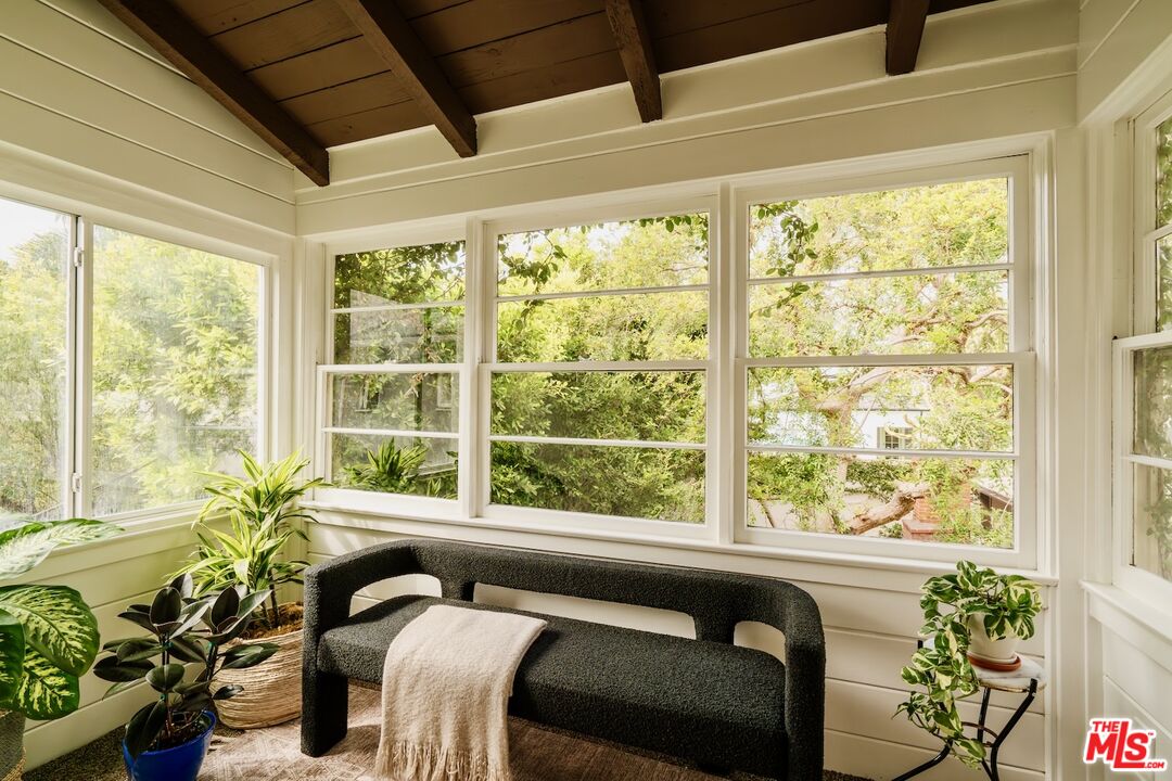 3325 Lowry Road Los Angeles, CA 90027 - Photo 51 of 73 a living room filled with furniture and a potted plant