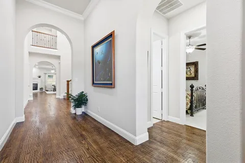 a view interior of the house and wooden floor