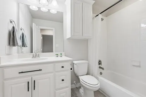 a bathroom with a sink a toilet and a bathtub