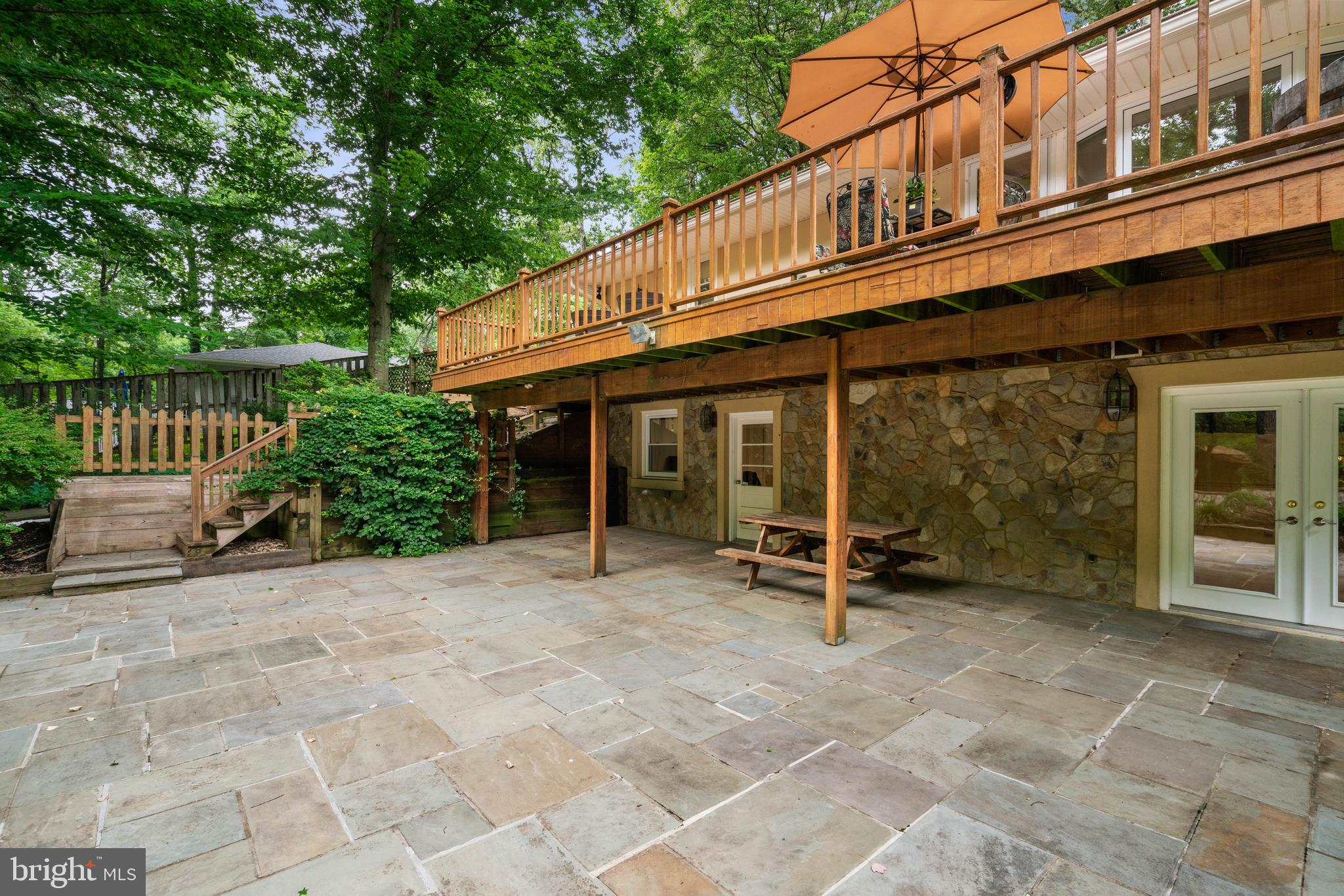 2617 Fox Mill Road Reston, VA 20191 - Photo 16 of 82 Covered lower level flagstone patio