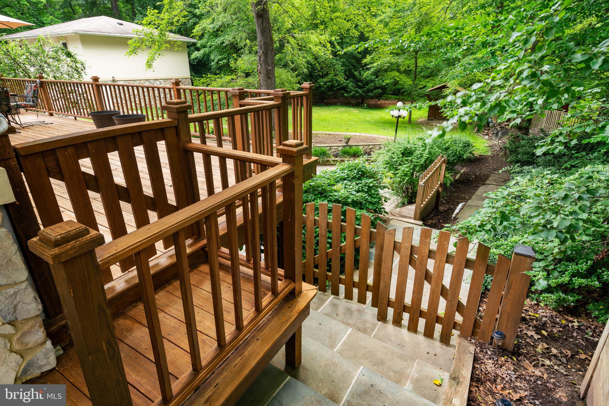 2617 Fox Mill Road Reston, VA 20191 - Photo 17 of 82 Flagstone stairs to lower level