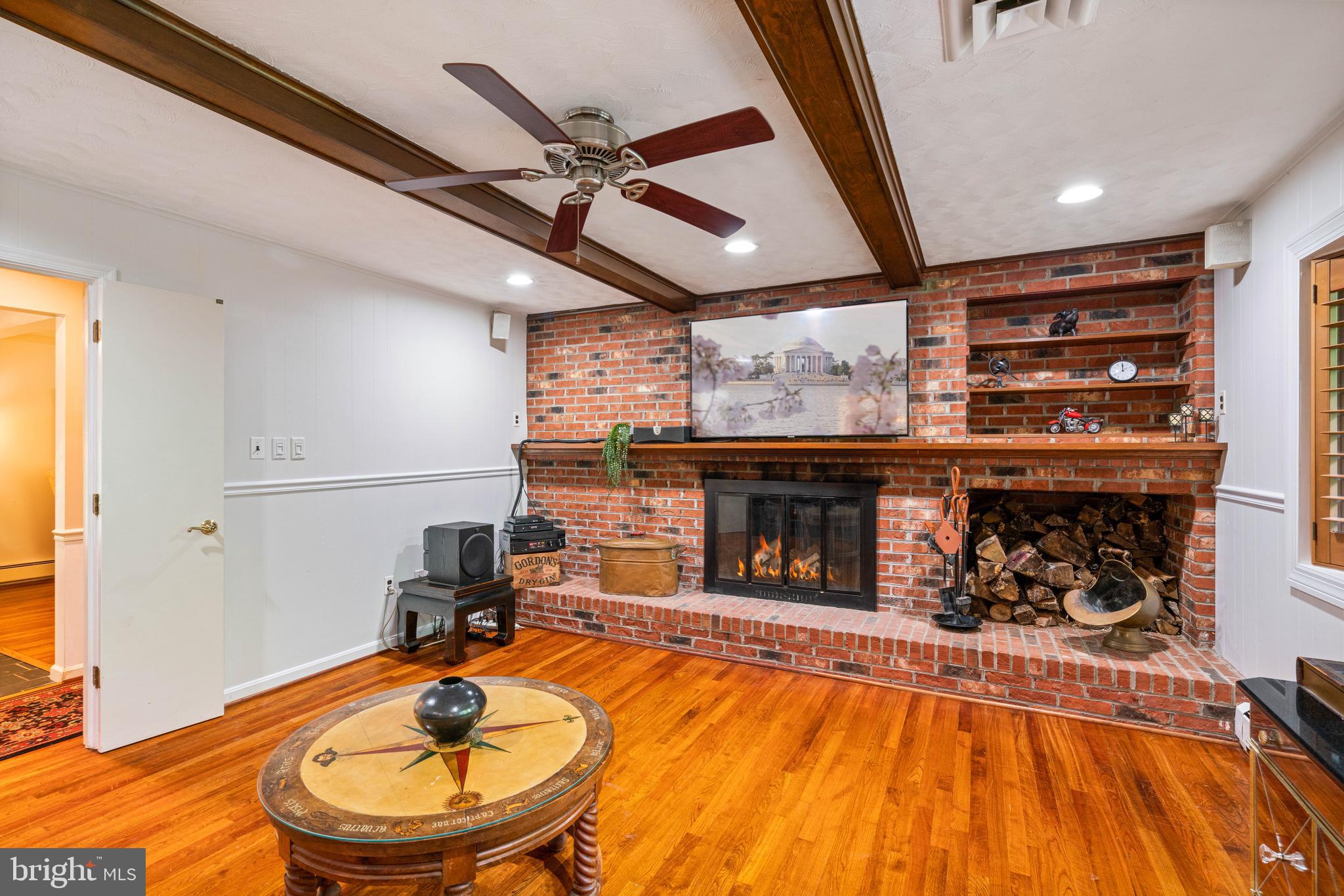 2617 Fox Mill Road Reston, VA 20191 - Photo 35 of 82 Gleaming hardwood floors, wood burning fireplace