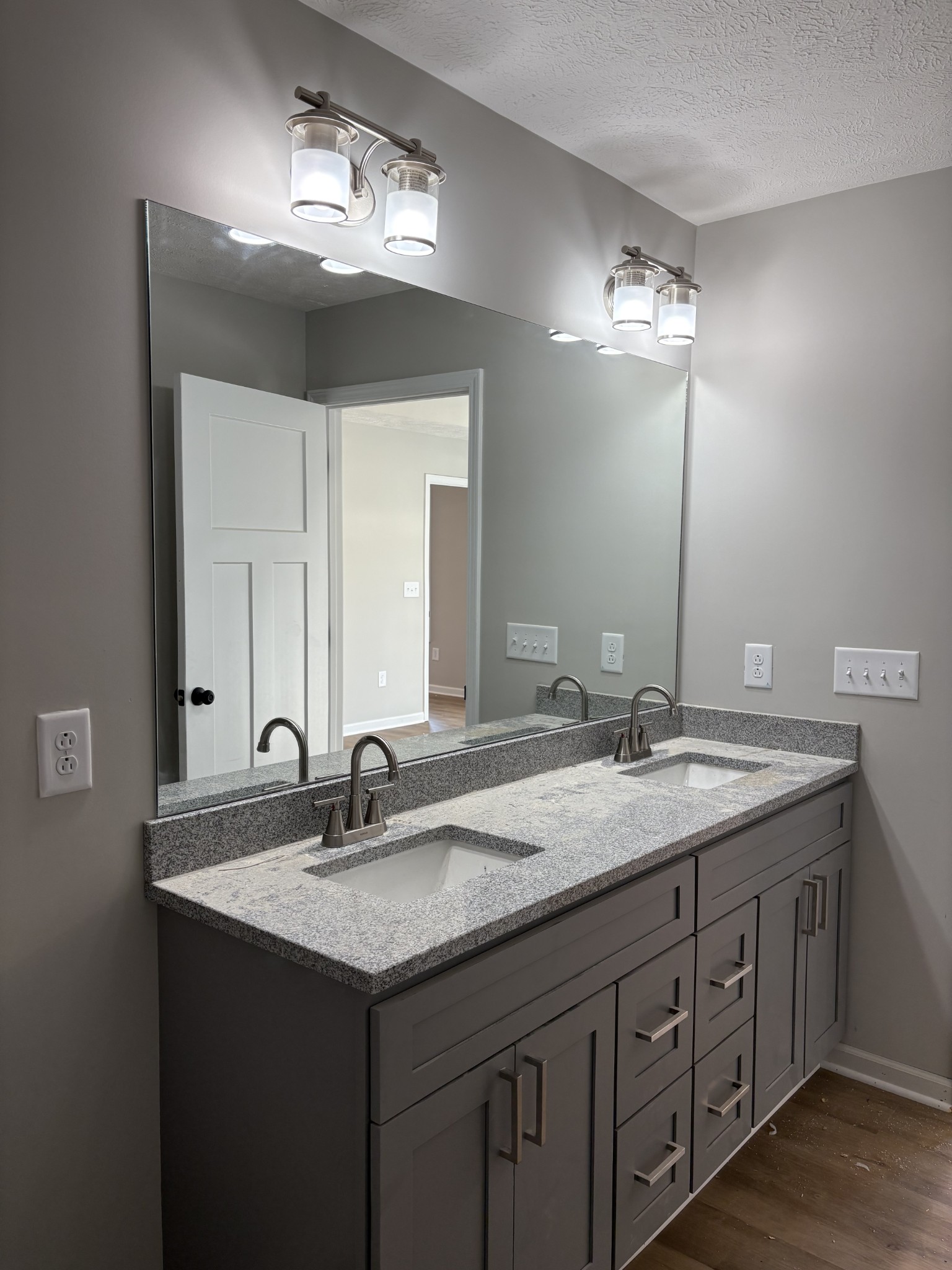 2260 Collier Road Cornersville, TN 37047 - Photo 8 of 15 a bathroom with double sink and a mirror