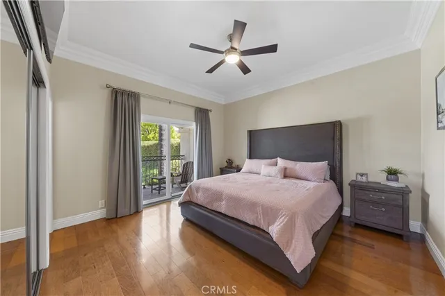 a view of a garden with a lake