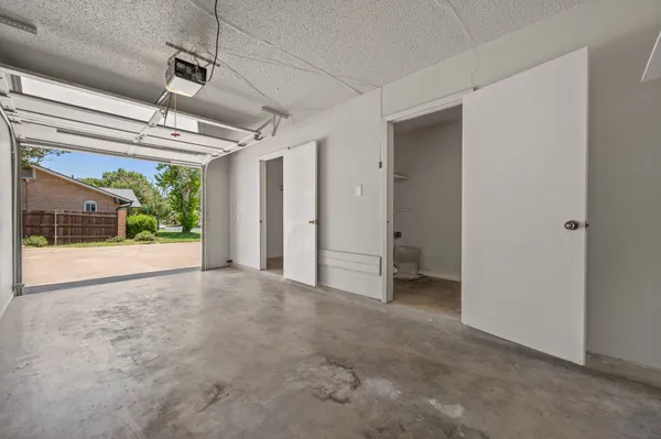 a front view of a house with patio
