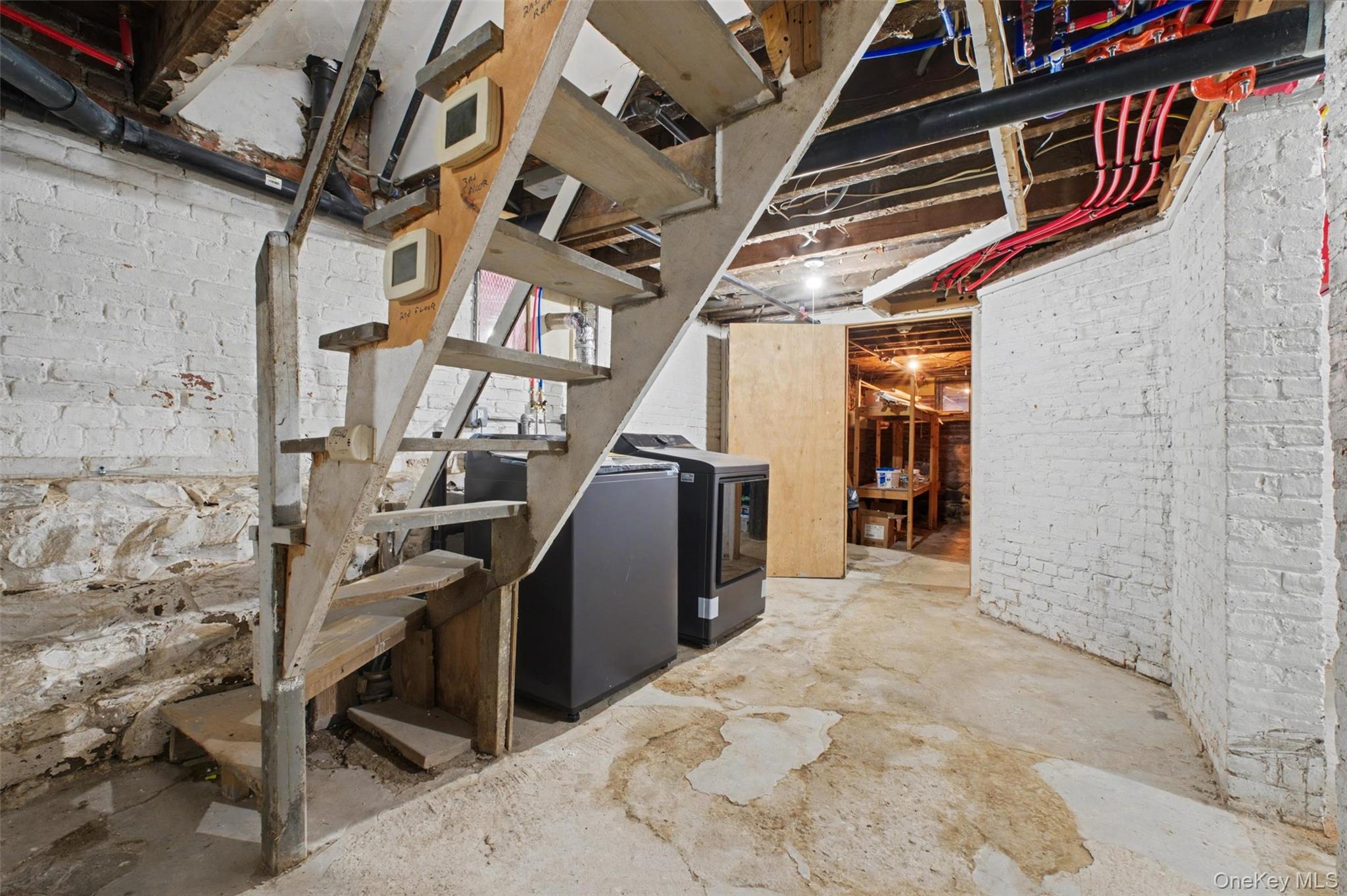 154 3rd Street Newburgh, NY 12550 - Photo 38 of 45 laundry in basement for apt 1