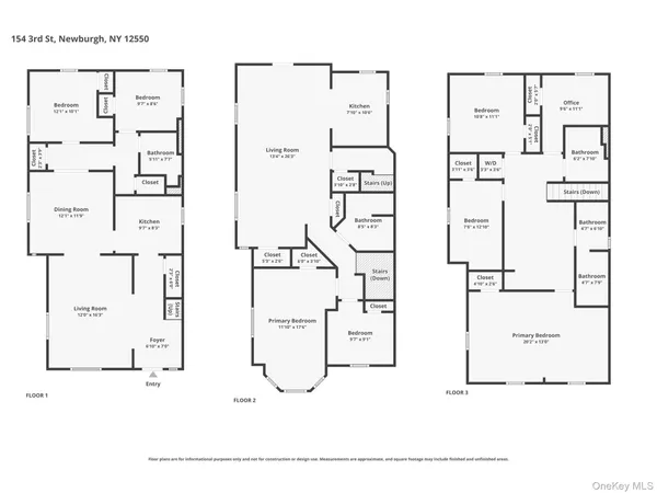 $655,000 | 154 3rd Street, Newburgh, NY 12550