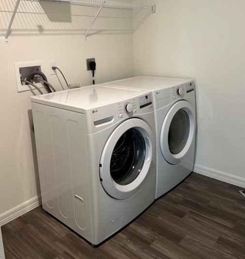 1352 Clearmont Street Sebastian, FL 32958 - Photo 8 of 9 a utility room with dryer and washer