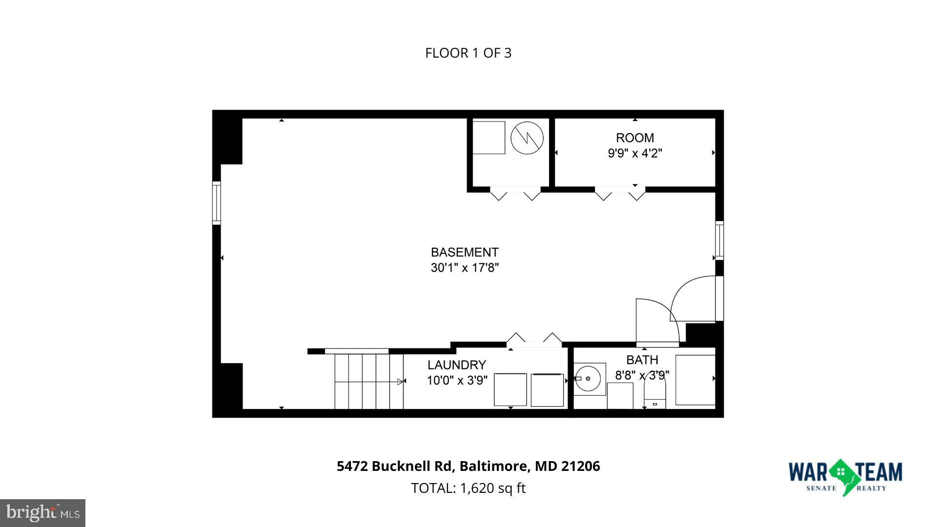 5472 Bucknell Road Baltimore, MD 21206 - Photo 22 of 34 Lower Level Unit