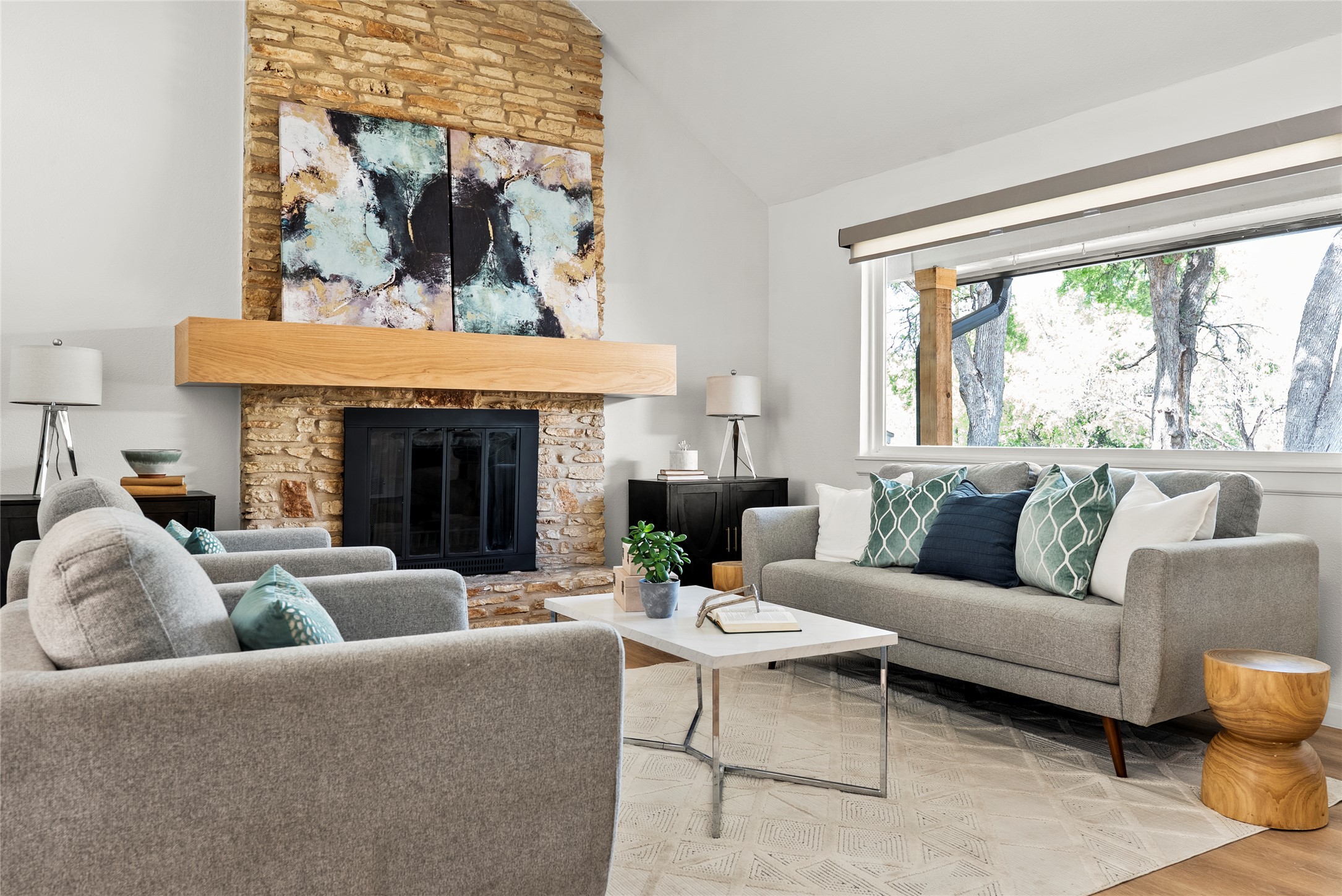507 West Dittmar Road Austin, TX 78745 - Photo 21 of 40 a living room with furniture and a large window