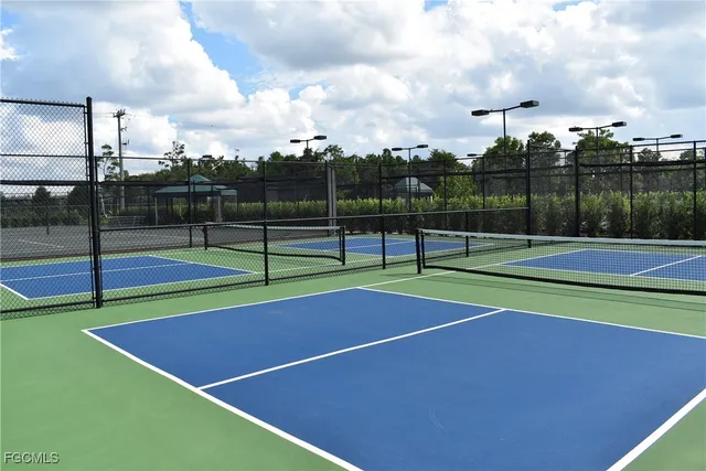 a view of tennis court