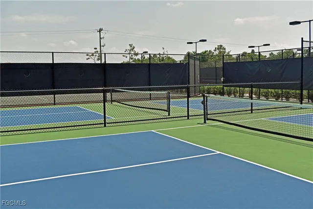 a view of tennis court
