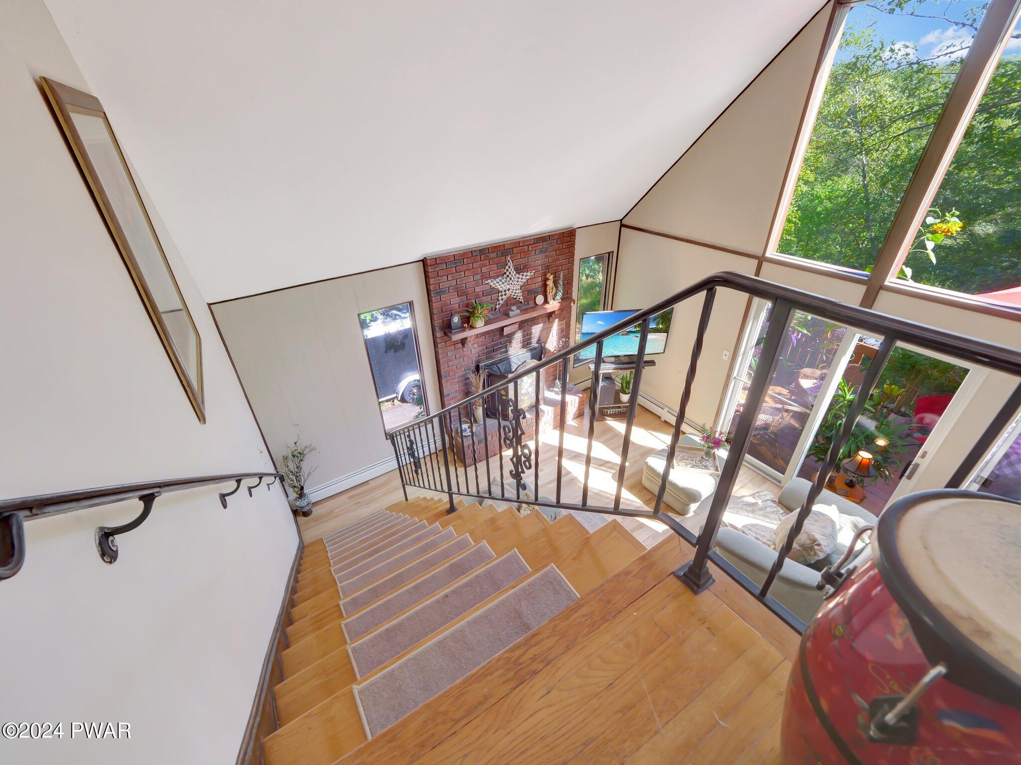 3178 Cherry Ridge Road Bushkill, PA 18324 - Photo 24 of 54 a view of staircase with a rug